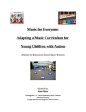 Music for Everyone: Adapting a Music Curriculum for Young 