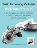 Music for Young Violinists Welcome Packet