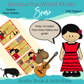 Preview of Music from Spain virtual field trip Spanish culture world music history