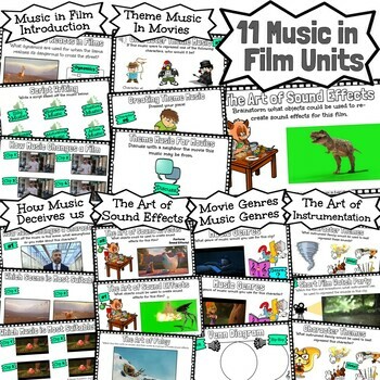 Music in Film Best Seller | MEGA BUNDLE | Year Long Film Music Curriculum