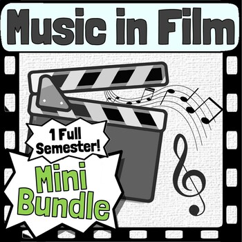 Preview of Music in Film Mini Bundle | 1 Semester of Film Music Units