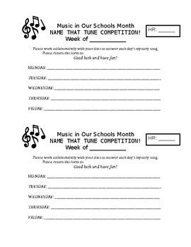 Preview of Music in Our Schools Month