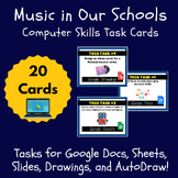 Music in Our Schools Month Computer Skills Google Suite Cu
