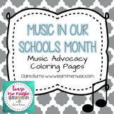 Music in Our Schools Month (MIOSM) Advocacy Coloring Pages