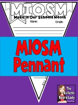 Preview of Music in Our Schools Month Pennants