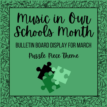 Preview of Music in our Schools Month MIOSM Bulletin Board Display - Student Involvement