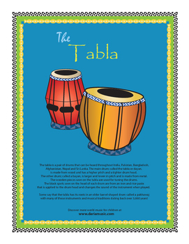 Music of India: Tabla Drums by World Music With DARIA | TpT