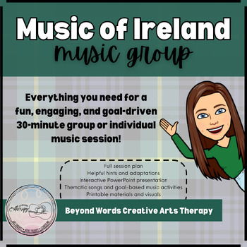 Preview of Music of Ireland | St. Patrick's Day, Music Therapy, Special Education, SEL