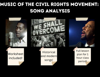 Preview of Music of the Civil Rights Movement: Song Analysis