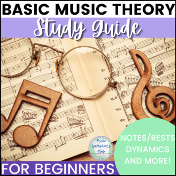 Preview of Music or Chorus Study Guide for Music Classroom - Music Assessment Review