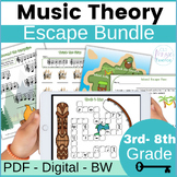 Music theory Escape Room Bundle Choir, Band & General Musi
