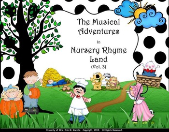 Preview of Musical Adventures In Nursery Rhyme Land Vol. #3 - PDF. ED.