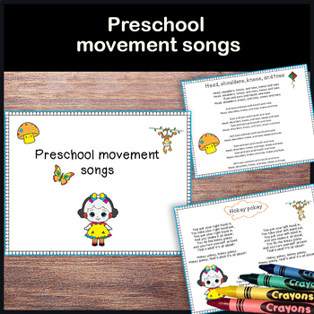 Preview of Movement Activity Songs Musical Adventures for Preschool and Kindergarten