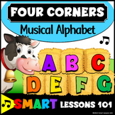 Musical Alphabet FOUR CORNERS GAME | Music Game | Music 4 