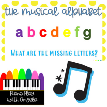 Preview of What is the missing Musical Alphabet Note?