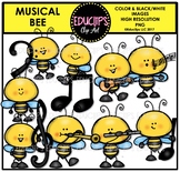 Musical Bee Clip Art Bundle {Educlips Clipart}