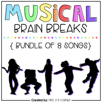 Preview of Musical Brain Breaks Bundle | Bundle of 8 Songs
