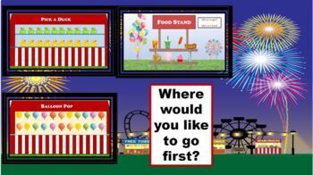 Preview of Musical Carnival ( Google Slides) - Distance Learning with Treble Clef Notes