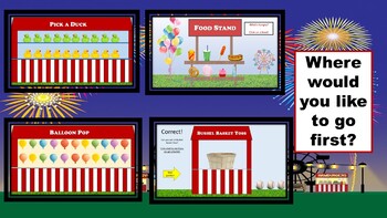 Preview of Musical Carnival (PowerPoint) - Practice with treble clef lines and spaces