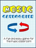 Musical Categories game: an easy game for the music classroom!