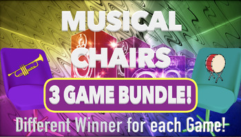 Preview of Musical Chairs (Instrument Edition)- 3 GAME BUNDLE