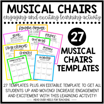 Preview of Musical Chairs Learning Activity For Any Subject