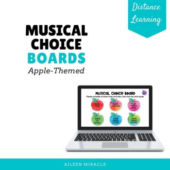 Preview of Musical Choice Boards {Apple-Themed}