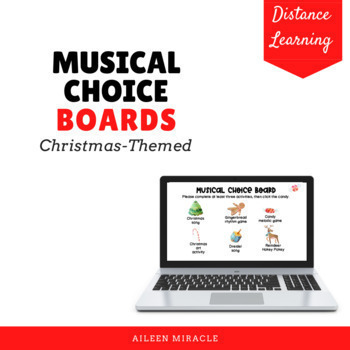 Preview of Musical Choice Boards {Christmas-Themed}