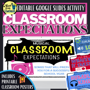 Preview of Musical Classroom Expectations - Teacher Syllabus Reimagined!