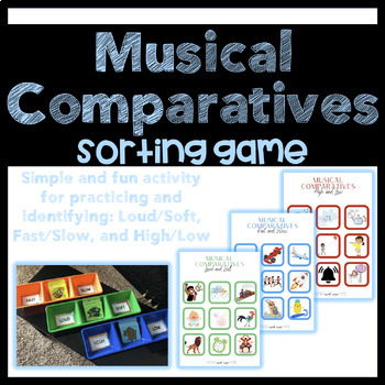 Preview of Musical Comparatives Sorting Game!