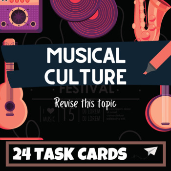 Preview of Musical Culture Task Cards