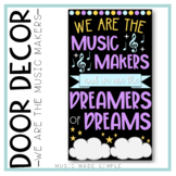 Musical Door Decoration Set: We Are the Music Makers