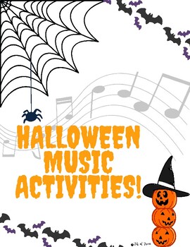 Preview of Musical Halloween Activities