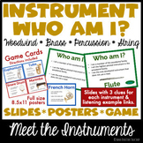 Musical Instrument Activity "Who Am I?" (Meet the Instrume