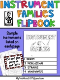 Musical Instrument Families: brass, percussion, string & w