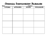 Musical Instrument Family Sort