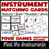 Musical Instrument Game - Matching Cards (Meet the Instruments)