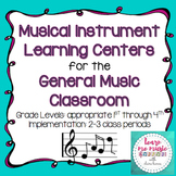 Musical Instrument Learning Centers - Orchestra Families