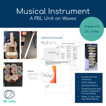 Preview of Musical Instrument - PBL Unit on Waves Lite