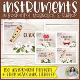 Musical Instrument Posters & Labels - Magnolias & Shiplap 