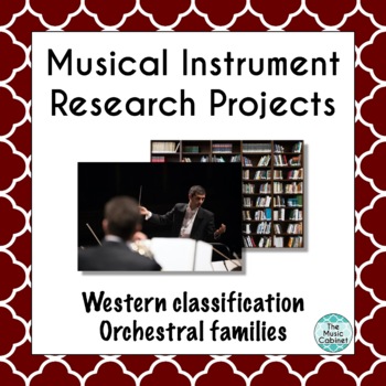 Preview of Musical Instrument Research Projects for brass, woodwinds, strings, percussion