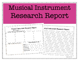 Musical Instrument Research Report