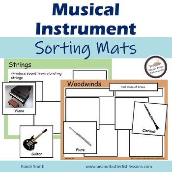 Preview of Musical Instrument Family Sorting Mats