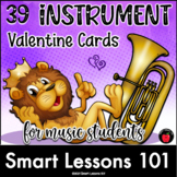 Musical Instrument VALENTINES DAY CARDS Music Valentine Ca