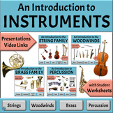 Musical Instruments BUNDLE - String Woodwind Brass and Per