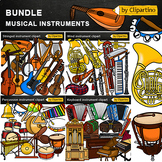 Musical Instruments Clip Art Bundle commercial use /Music 