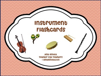 Preview of Musical Instruments Flashcards