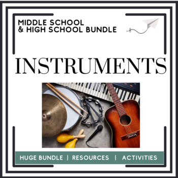 Preview of Musical Instruments  - Music Resources