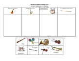 Musical Instruments Sorting Activity