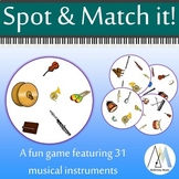 Musical Instruments Spot & Match It!